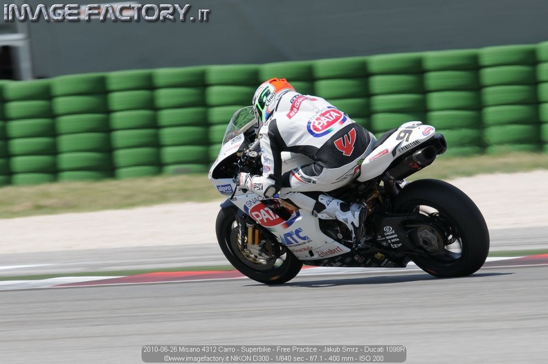 2010-06-26 Misano 4312 Carro - Superbike - Free Practice - Jakub Smrz - Ducati 1098R.jpg